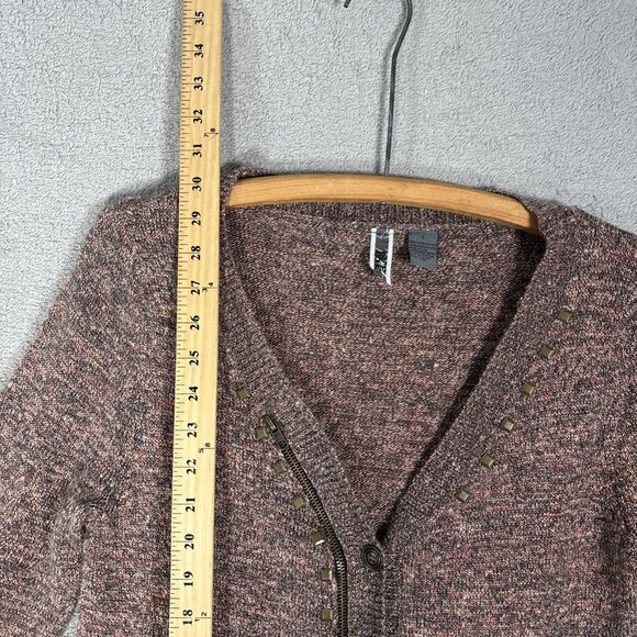 Bke Long Cardigan Sweater Women’s Size L Rust Brown Professor Academia Teacher - Picture 8 of 14